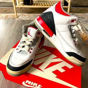 Fire Red Jordan Retro III 2013